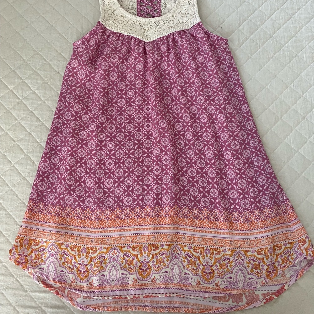 Eyeshadow girls size 8 girls dress ombre color